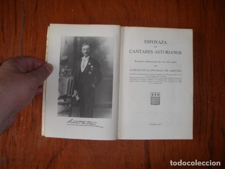 Libros de segunda mano: LIBRO ESFOYAZA DE LOS CANTARES ASTURIANOS AURELIO DEL LLANO - Foto 5