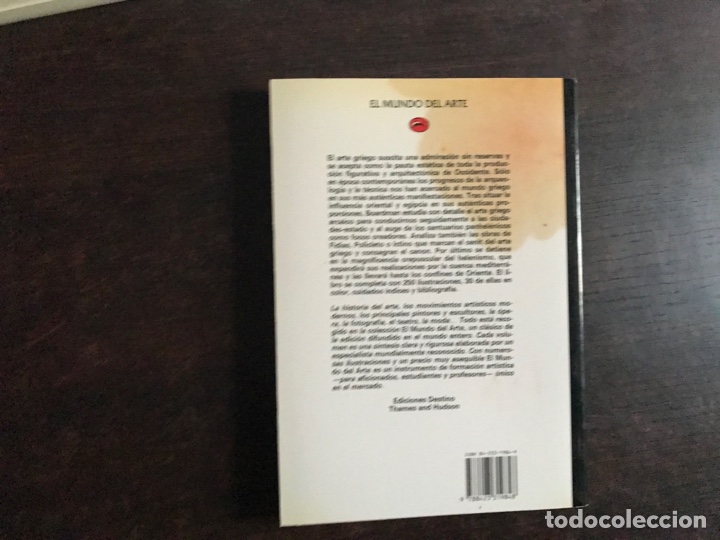Libros de segunda mano: El arte griego. John Boardman. Destino - Foto 3