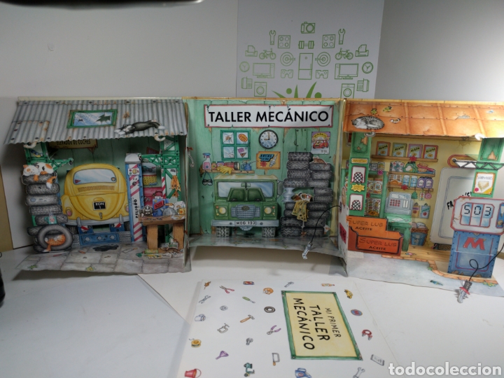 Libros de segunda mano: Mi primer taller mec&aacute;nico. Un libro tridimensional. S M. - Foto 2