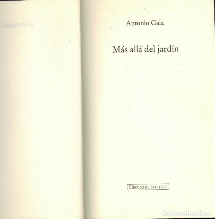 Libros de segunda mano: MAS ALL&Aacute; DEL JARD&Iacute;N - Foto 1