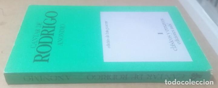 Libros de segunda mano: An&oacute;nimo, Cantar de Rodrigo, ediciones Aub&iacute;, Zaragoza, 1973 - Foto 2