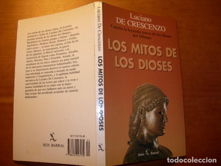 Libros de segunda mano: LOS MITOS DE LOS DIOSES / LUCIANO DE CRESCENZO - Foto 1