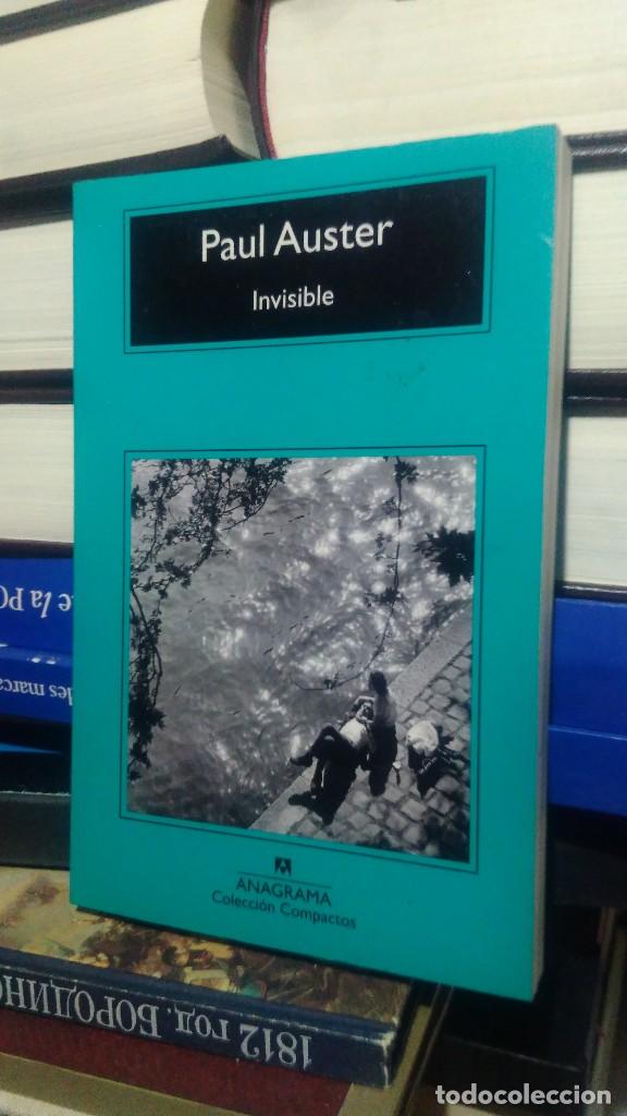 Libros de segunda mano: INVISIBLE, PAUL AYSTER, ED. ANAGRAMA - Foto 1