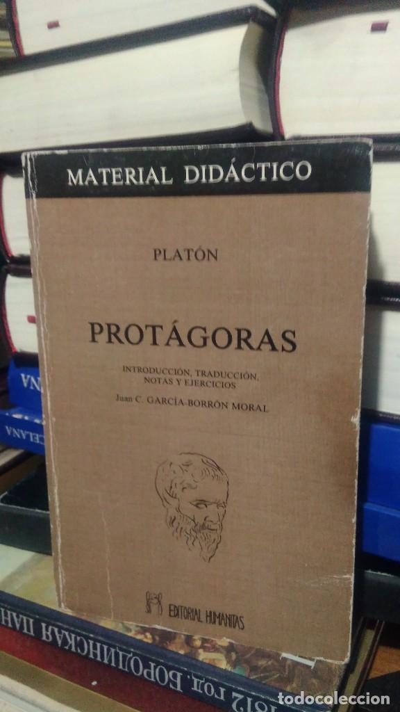 Libros de segunda mano: PLAT&Oacute;N, PROT&Aacute;GORAS, MATERIAL DID&Aacute;CTICO, ED. HUMANITAS - Foto 1