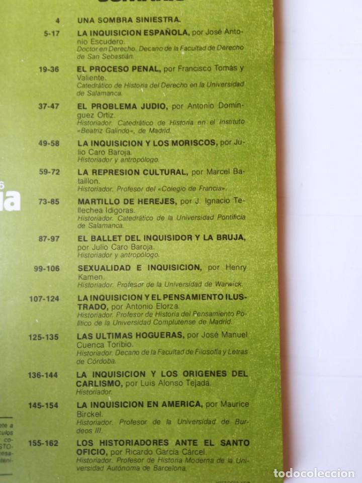 Libros de segunda mano: Historia 16. Extra n&ordm; 1. La Inquisici&oacute;n - Foto 2