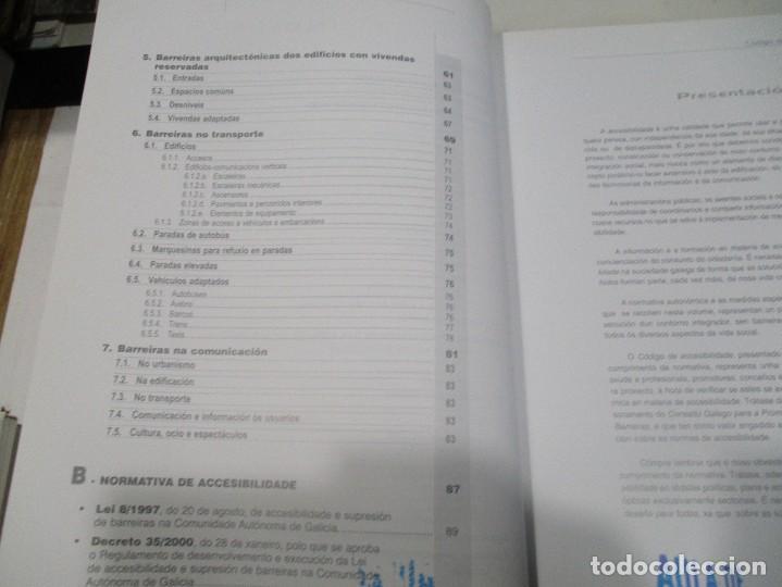 Libros de segunda mano: C&oacute;digo de accesibilidade (gallego) W9657 - Foto 3