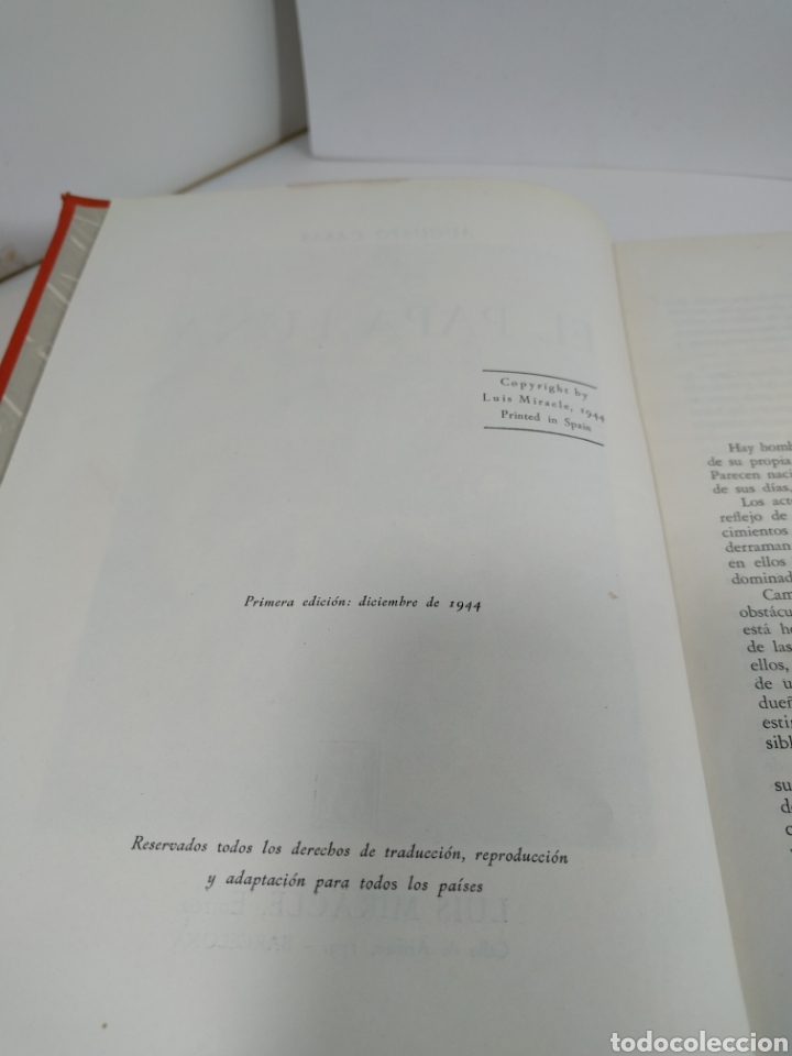 Libros de segunda mano: El papa Luna. Augusto casas. Luis miracle editor. - Foto 2