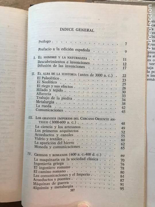 Libros de segunda mano: HISTORIA DE LA T&Eacute;CNICA. R.J. FORBES. - Foto 4