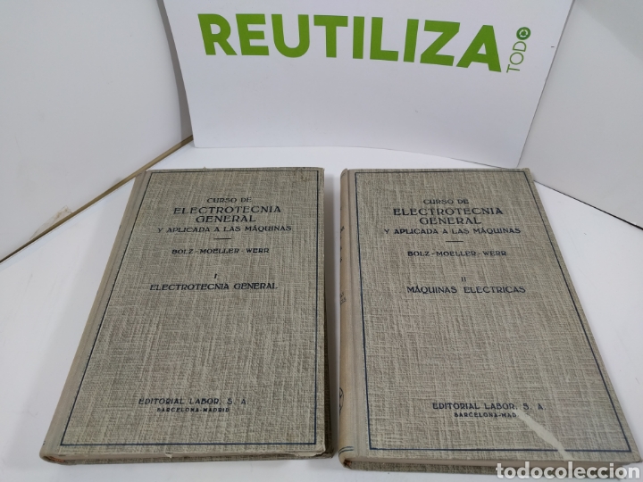 Libros de segunda mano: Curso de electrotecnia general y aplicadas a las m&aacute;quinas. Editorial Labor. - Foto 1