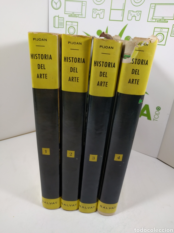 Libros de segunda mano: Historia del arte. Pijoan. 4 tomos. - Foto 1
