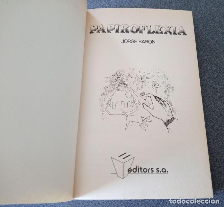 Libros de segunda mano: Papiroflexia Jorge Baron - Foto 3