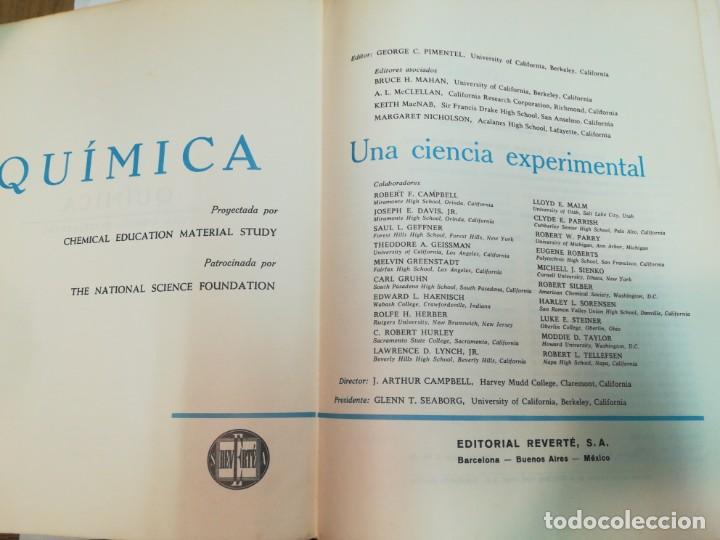Libros de segunda mano: Quimica. Una ciencia experimental SA5827 - Foto 2