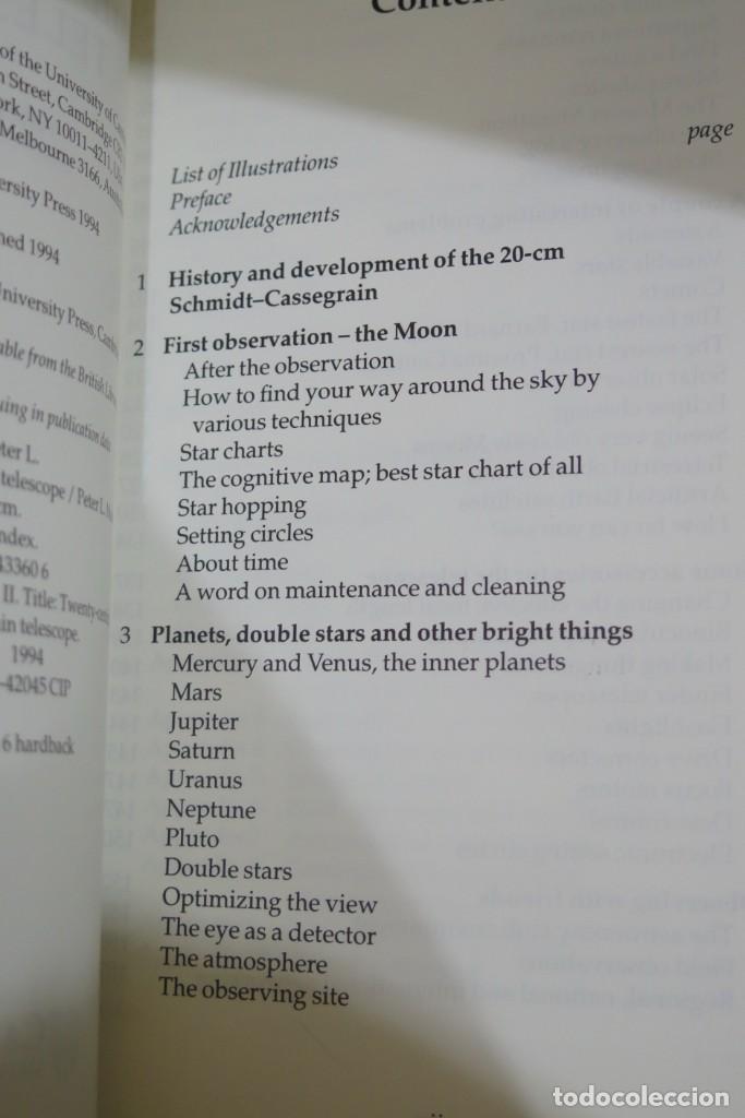 Libros de segunda mano: THE 20-CM SCHMIDT-CASSEGRAIN TELESCOPE. MANLIN - Foto 2