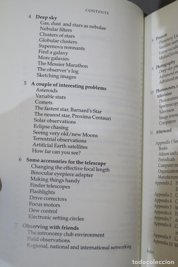 Libros de segunda mano: THE 20-CM SCHMIDT-CASSEGRAIN TELESCOPE. MANLIN - Foto 3