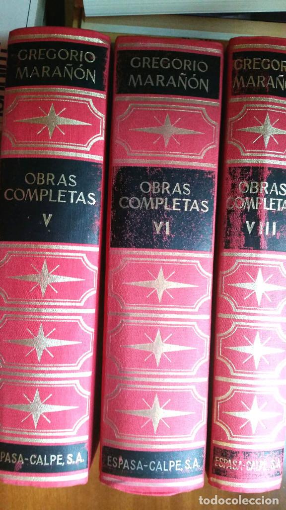 Libros de segunda mano: OBRAS COMPLETAS - GREGORIO MARA&Ntilde;ON TOMOS V, VI VII - Foto 1