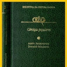 Libros de segunda mano: BIBLIOTECA DA CULTURA GALEGA. Nº 19. CANTIGAS POPULARES. GALICIA. NUEVO.. Lote 337324423