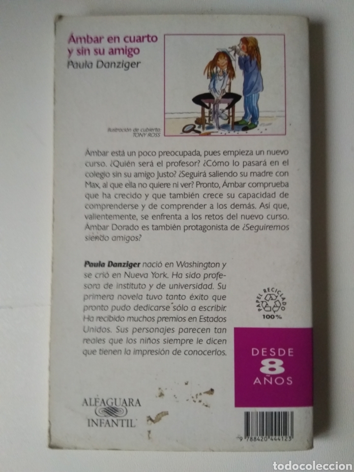 Libros de segunda mano: &Aacute;MBAR EN CUARTO Y SIN SU AMIGO/PAULA DANZIGER - Foto 4