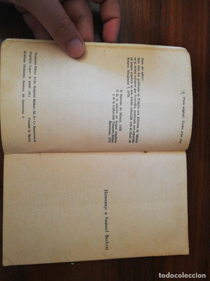 Libros de segunda mano: Textos para nada.- Beckett, Samuel. 1&ordf; EDICI&Oacute;N, 1971 - Foto 2