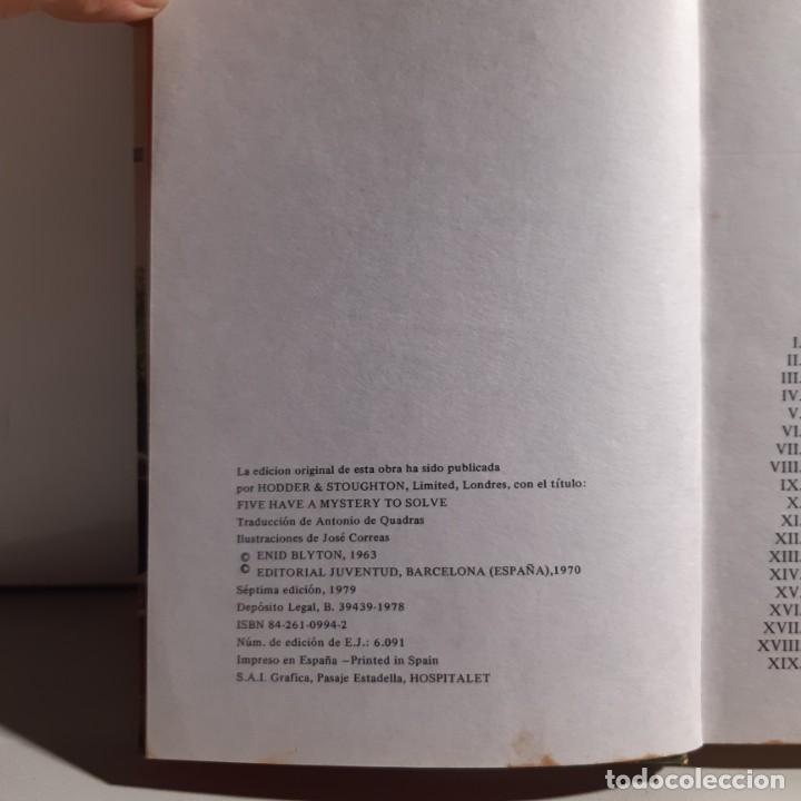 Libros de segunda mano: LIBRO - LOS CINCO HAN DE RESOLVER UN ENIGMA - ENID BLYTON /15.347 - Foto 3