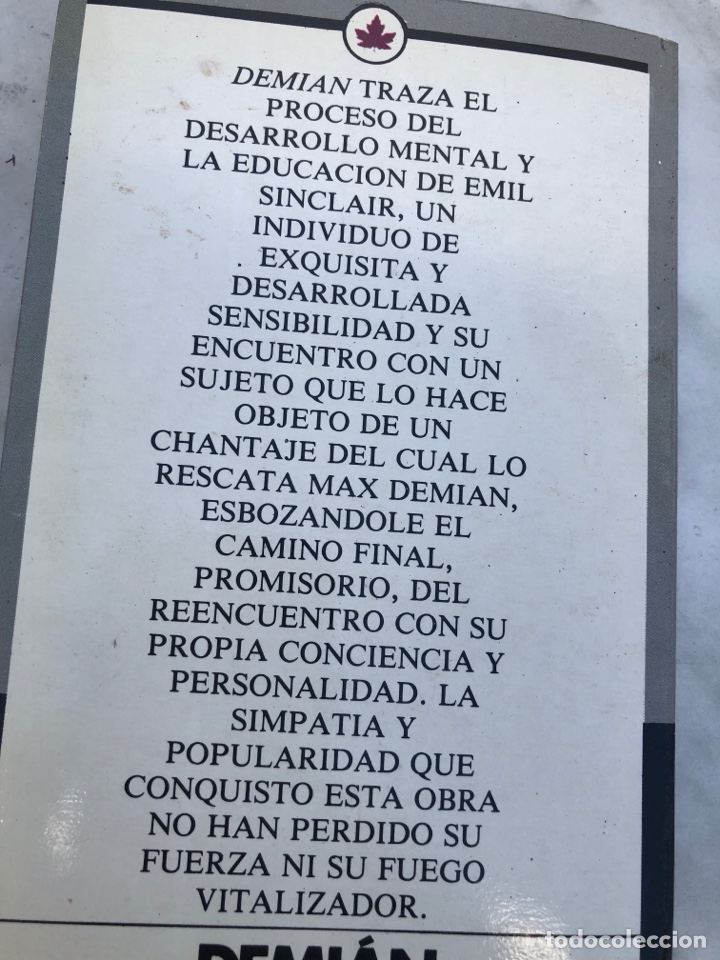 Libros de segunda mano: &ldquo;DEMI&Aacute;N&rdquo; de Hermann Hesse - Foto 5