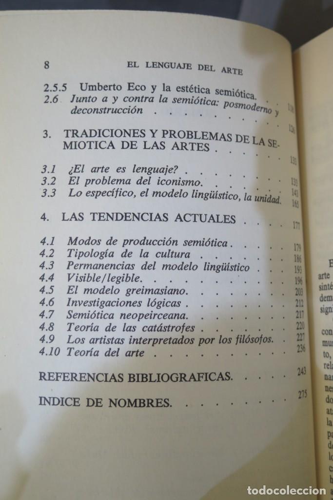 Libros de segunda mano: EL LENGUAJE DEL ARTE. CALABRESE - Foto 3