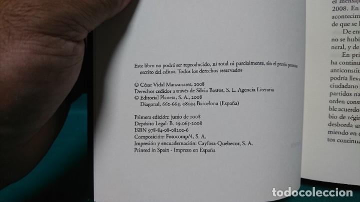 Libros de segunda mano: SIN ANIMO DE SER EXHAUSTIVOS, C&Eacute;SAR VIDAL - Foto 6