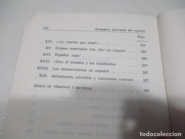 Libros de segunda mano: EMILO ALARDOS LLORACH Estudios de gram&aacute;tica funcional del Espa&ntilde;ol W9861 - Foto 3