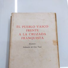 Libros de segunda mano: EL PUEBLO VASCO FRENTE A LA CRUZADA FRANQUISTA PUBLICACIÓN DEL CLERO VASCO ED. EGI INDARRA. Lote 291435833
