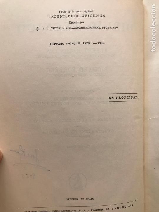 Libros de segunda mano: DIBUJO T&Eacute;CNICO. A. BACHMANN y DAVID FORBERG. - Foto 3