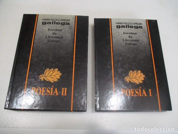 Libros de segunda mano: ESCOLMA DE POES&Iacute;A GALEGA (2 tomos) W9905 - Foto 1