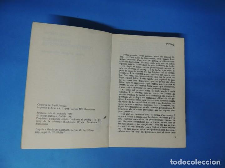 Libros de segunda mano: DISTENSIONS CRISTIANO-MARXISTES. JOSEP DALMAU. - Foto 2