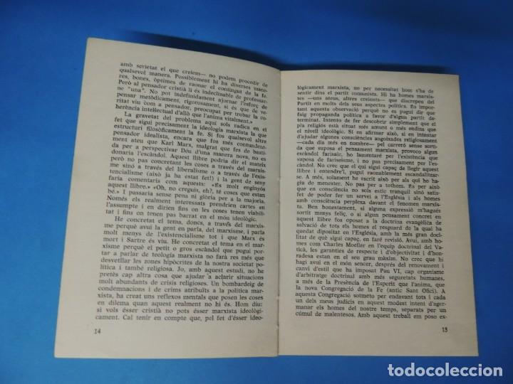 Libros de segunda mano: DISTENSIONS CRISTIANO-MARXISTES. JOSEP DALMAU. - Foto 3