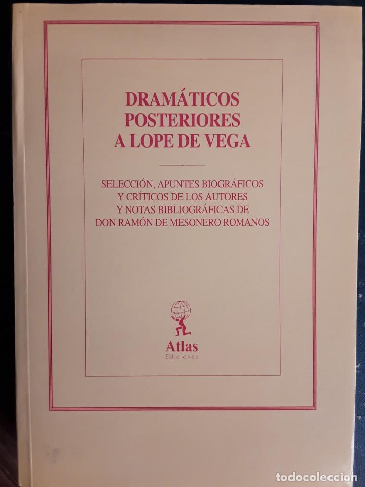 Libros de segunda mano: Dram&aacute;ticos posteriores a Lope de Vega. Atlas ediciones. - Foto 1