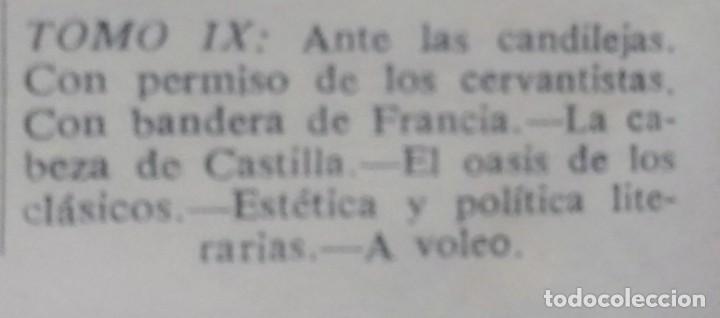 Libros de segunda mano: OBRAS COMPLETAS - AZOR&Iacute;N - VOLUMEN IX - AGUILAR 1963. - Foto 3