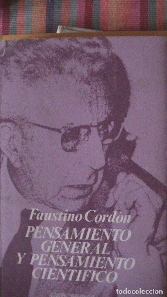 Libros de segunda mano: Faustino CORDON. ANTROPOLOGIA. Anthropos (2 LIBROS) - Foto 3