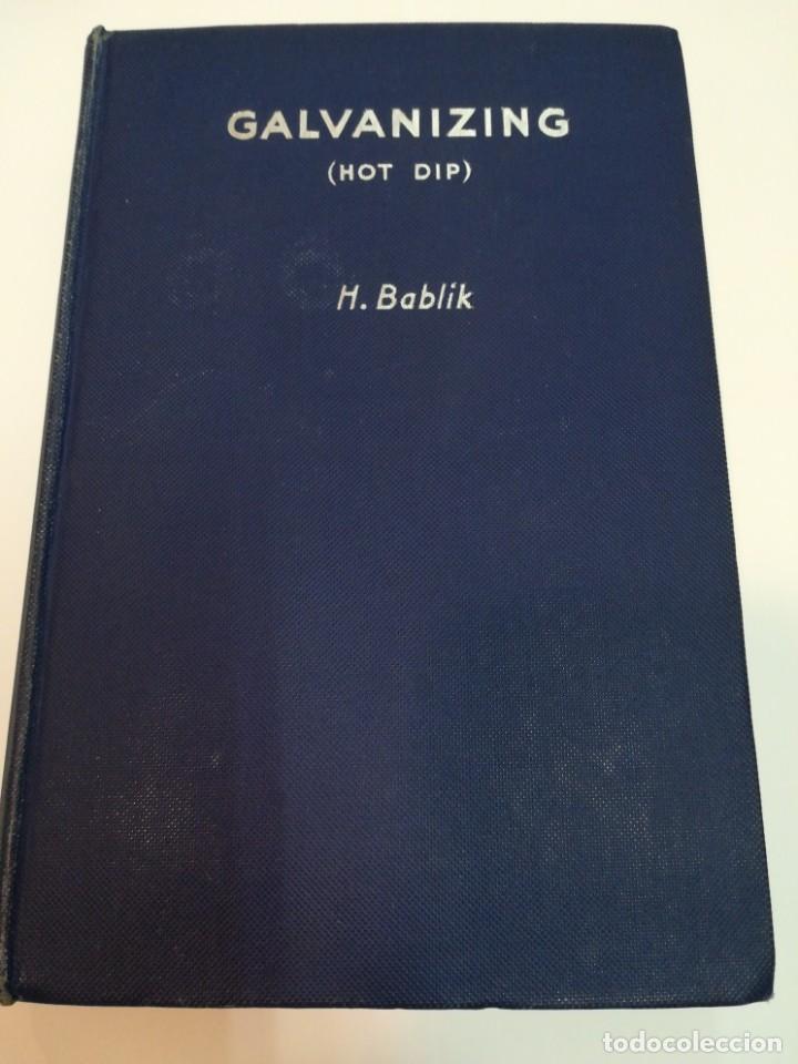 Libros de segunda mano: H. BABLIK Galvanizing (ingl&eacute;s) SA5914 - Foto 1