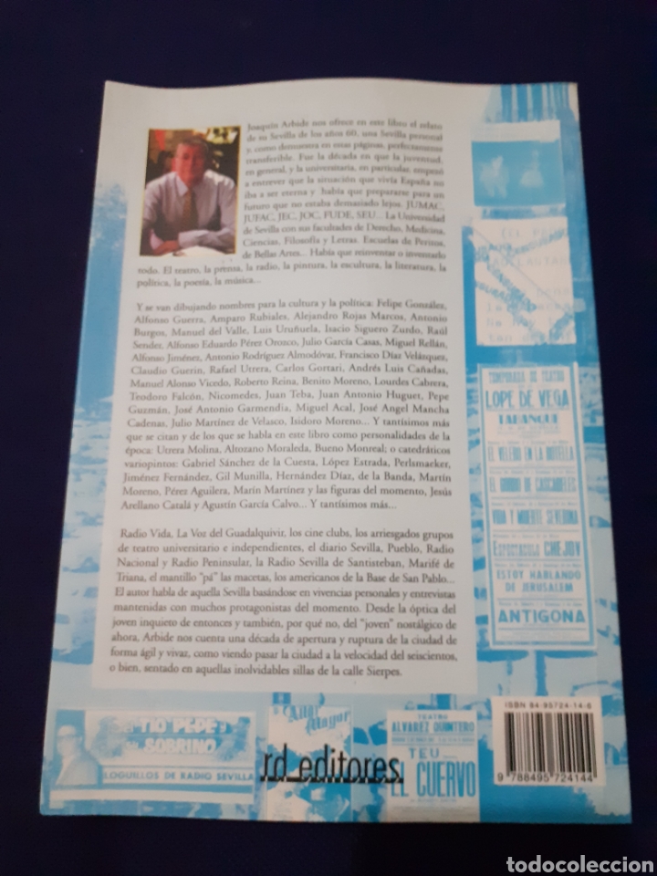 Libros de segunda mano: SEVILLA EN LOS 60, JOAQUIN ARBIDE, RD EDITORES, BUEN ESTADO - Foto 5