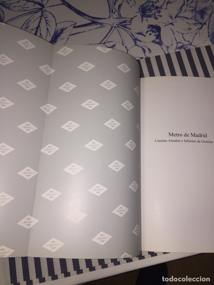 Libros de segunda mano: metro de madrid 1993 libro de cuentas y de gestion - Foto 7
