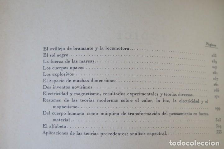 Libros de segunda mano: CIENCIA POPULAR. JOS&Eacute; ECHEGARAY - Foto 4