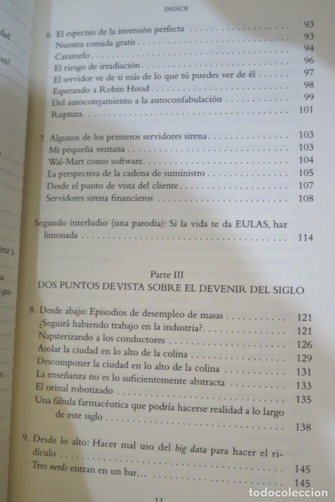 Libros de segunda mano: &iquest;QUIEN CONTROLA EL FUTURO?. LANIER - Foto 4