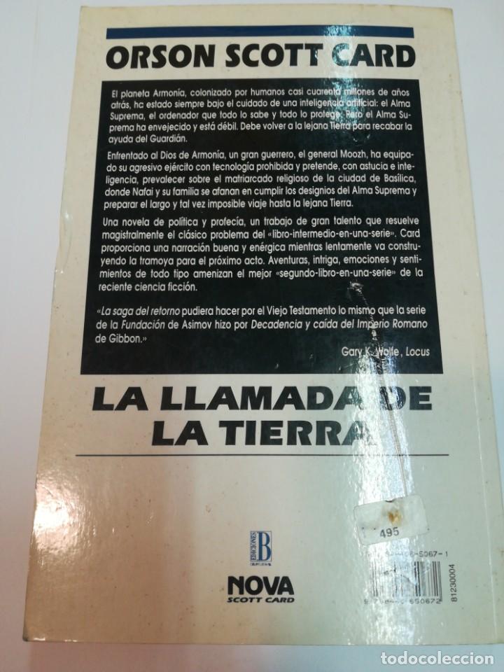 Libros de segunda mano: ORSON SCOTT CARD La llamada de la Tierra SA5945 - Foto 2