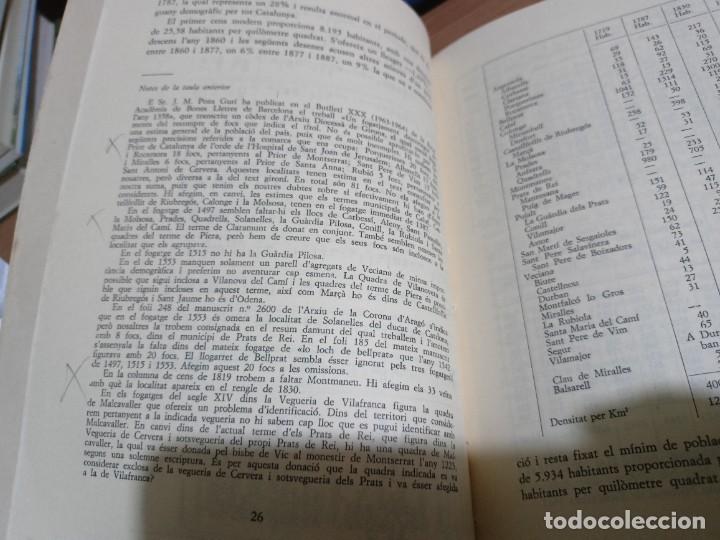 Libros de segunda mano: Evoluci&oacute; demogr&agrave;fica de la comarca dIgualada - Josep Igl&eacute;sies - 1972 - Foto 6