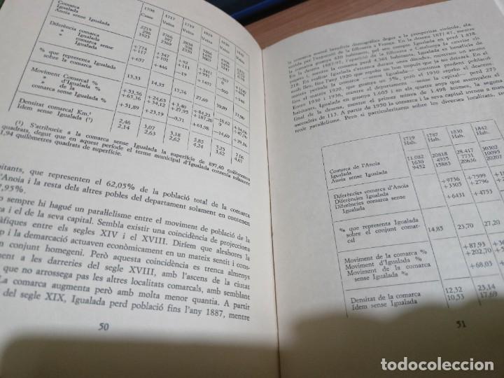 Libros de segunda mano: Evoluci&oacute; demogr&agrave;fica de la comarca dIgualada - Josep Igl&eacute;sies - 1972 - Foto 8