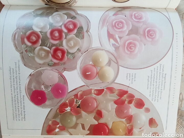Libros de segunda mano: VELAS-bougies explicaciones para poder hacerlos uno mismo - Foto 4