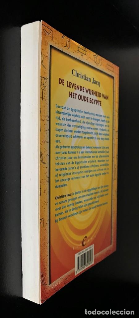 Libros de segunda mano: Levende wijsheid van het oude egypte de Christian Jacq - Foto 8