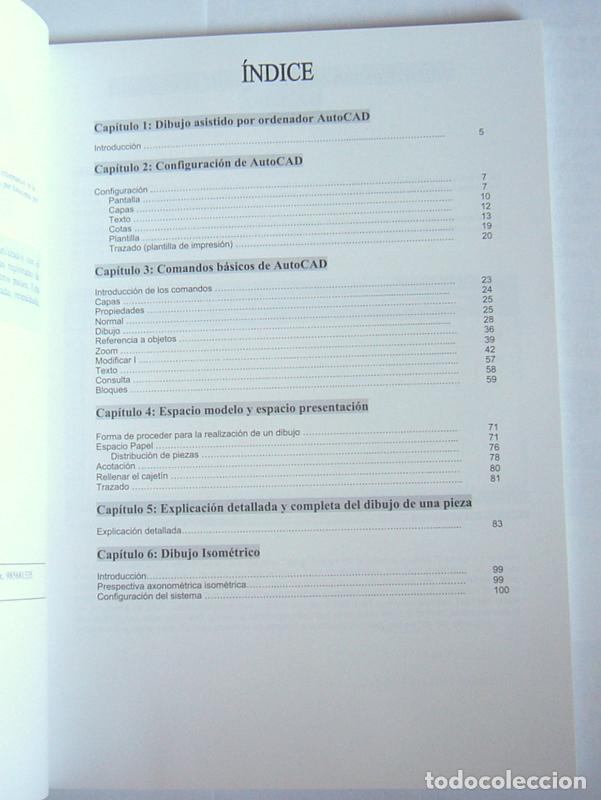 Libros de segunda mano: AUTOCAD BASICO EN INTERPRETACION GRAFICA - E. ORTEA - Foto 2