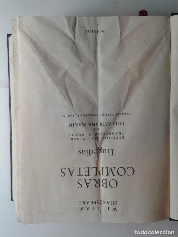 Libros de segunda mano: OBRAS COMPLETAS I TRAGEDIAS 2003 WILLIAM SHAKESPEARE EDITORIAL AGUILAR - Foto 2