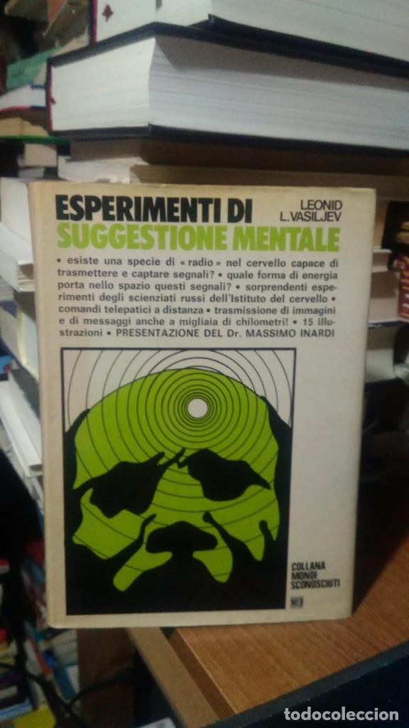 Libros de segunda mano: ESPERIMENTI DI SUGGESIONE MENTALE, LEONID L. VASILJEV, ED. M.E.B. - Foto 1