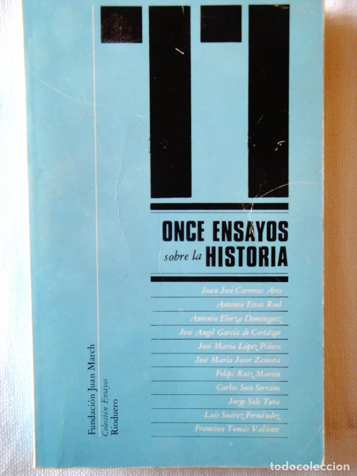 Libros de segunda mano: 1976 - ONCE ENSAYOS SOBRE LA HISTORIA - Foto 1