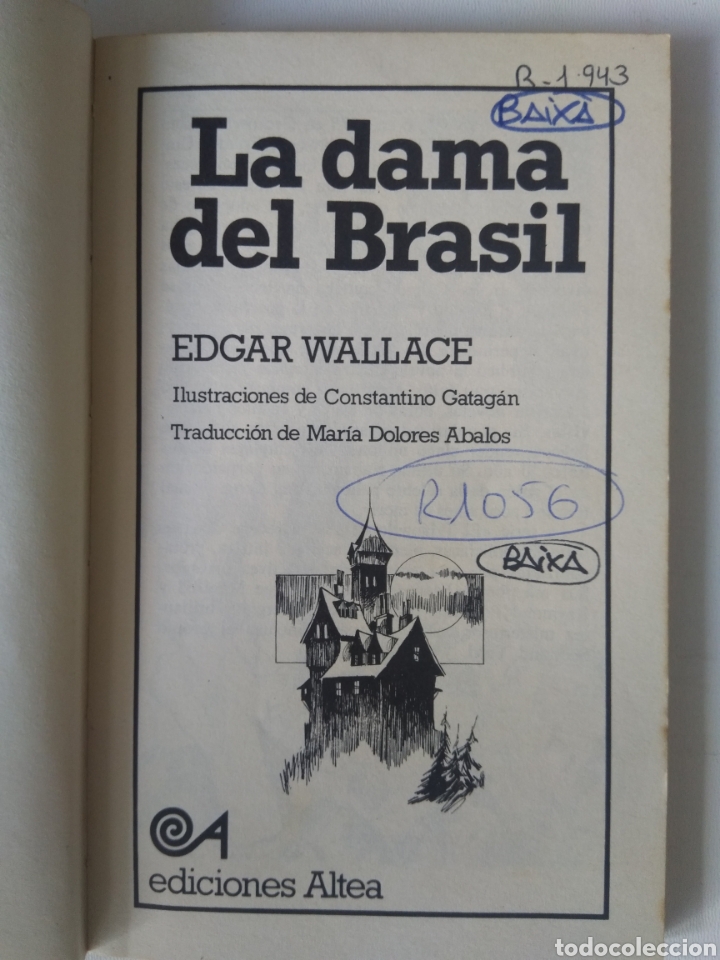 Libros de segunda mano: LA DAMA DEL BRASIL/EDGAR WALLACE - Foto 3